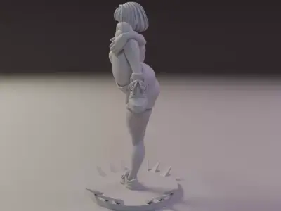 pin-up street dancer 3D print model