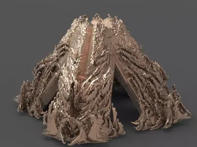 Hell pyramid arch 3D model