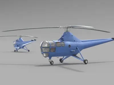  Civilian Multirole Helicopter Blue 
