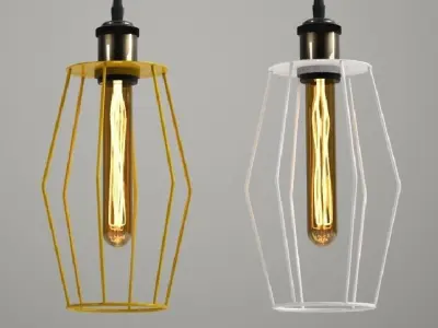 Hanging lamp LOFT HOUSE P-66 3D model