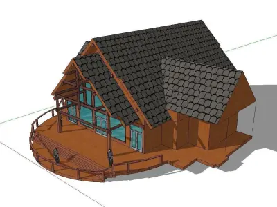 Creative Design-Holiday Cabin-073 3D model