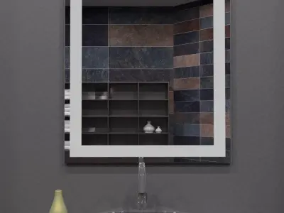 Illuminated Mirror 9 3D model