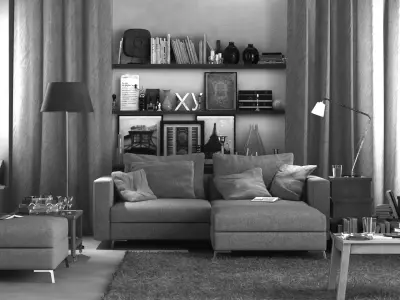 Light Interior  3D model