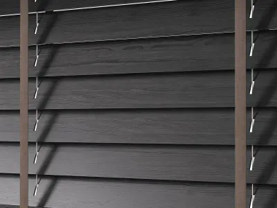 Wooden Blinds Set 30 3D model