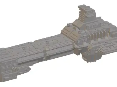 Sol Confederacy Capital ship 3D print model