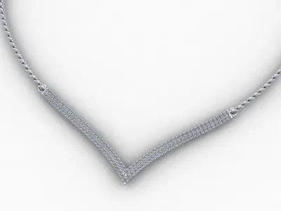 Pendant Gold Diamond 3D print model