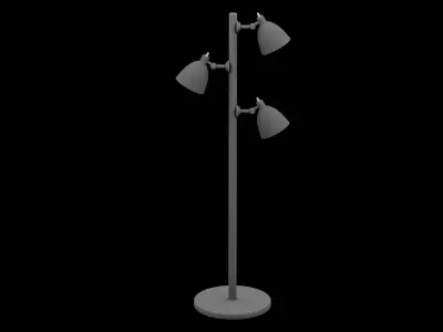 Living Room Lamp 3D model 2