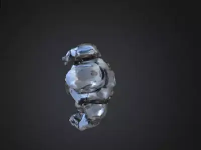 Futuristic Sci Fi Combat Exosuit High Detail 3D Character Model 3D model