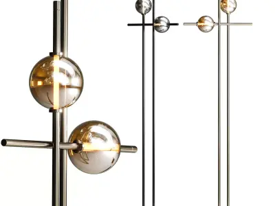 Euroluce Lampadari Mikado Floor Lamp 3D model