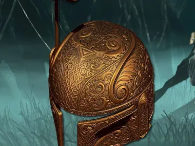 Deluxe Mandalorian Helmet 3D Print Ready 3D model