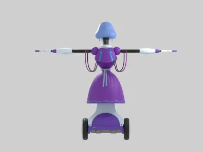 Nanny Bot--FNAF Security Breach Low-poly 3D model