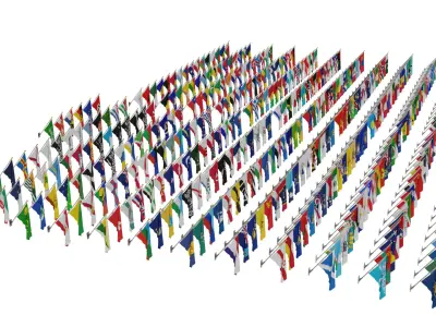  Wall Flag World Collection All Countries and More 