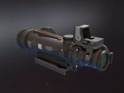 Trijicon TA11SDO Low-poly 3D model
