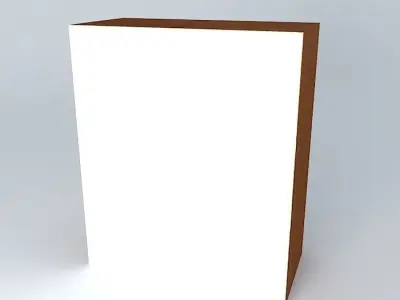Cabinets wooden cabinet with glass door Free 3D model