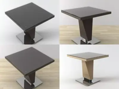 Cuba square table 3D model