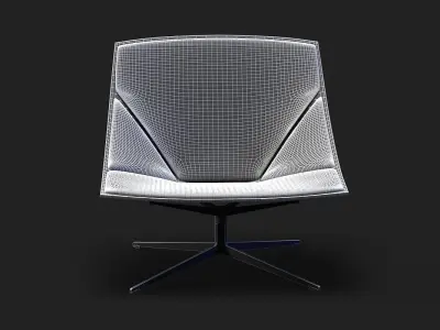 Fritz Hansen Space Chair 3D model