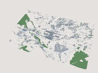 Monterrey City Mexico 3D model