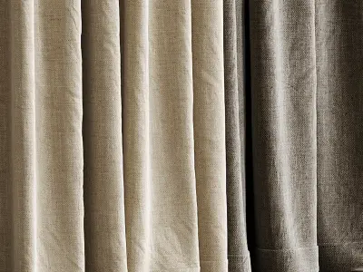 Curtain Set 503C 3D model