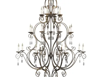 Generation Lighting Chateau Extra Large Chandelier 3D model