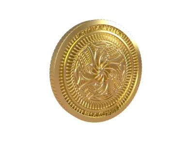 Ekta Coin v5 001 3D model