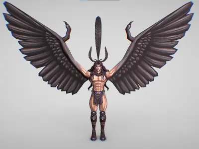 Kars - Ultimate Form - Jojo Bizarre Adventure - Diamond Records Low-poly 3D model