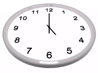 Clock - Horloge 3D model