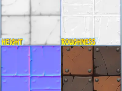 Stylized Tile Seamless Texture Texture purchase