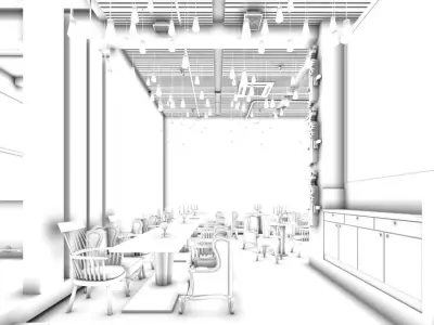 Business - Food Beverage - 1048 3D model