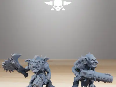 Gobs Berserkers 3D print model