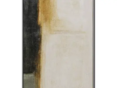 Abstract Painting Frame set 3D model 730