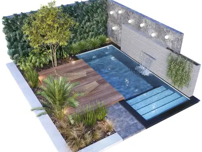 Swimming Pool 1 3D model