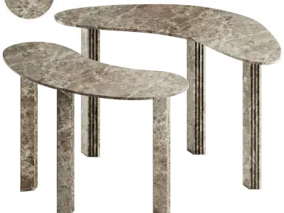 Colombo and 1953 Console by Tacchini 3D model