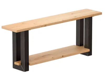 Console - side table Athens Oldwood 3D model