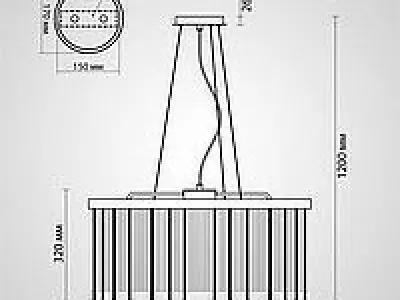 Abur Wall Lamp 3D model purchase