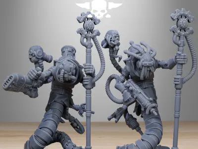 Scavenger Serpents 3D print model