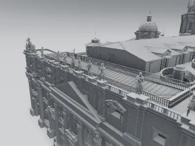 basilica church 3D model