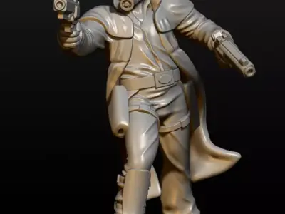 Gunslingers 3D print model