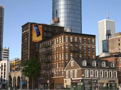 White City XL Low-poly 3D model