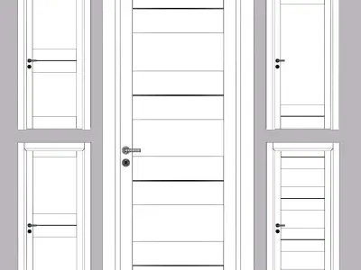  Ital doors Light Oak 3 3D model