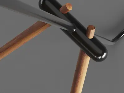 Giraffe floor lamp 3D model