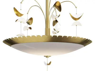 Hudson Valley Paavo Chandelier Low-poly 3D model