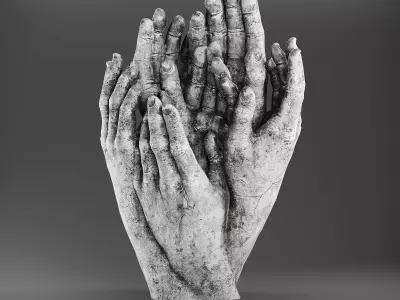 Hand Sculpture 3D model