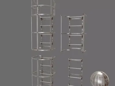 ladder system  3D model