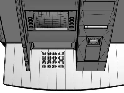 Automated teller machine ATM 3D model