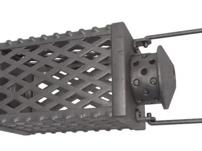 Hurricane Lamp and Candle Lantern collection 3D model