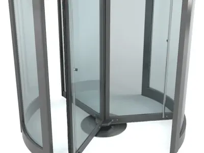 Revolving door Dorma Crane 4000 3D model