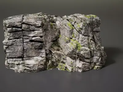 Rock Pack 03 Low-poly 3D model