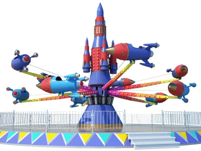 Rocket Carousel  3D model