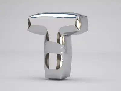 T Balloon Silver 3D model