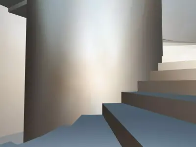 liminal space Low-poly 3D model